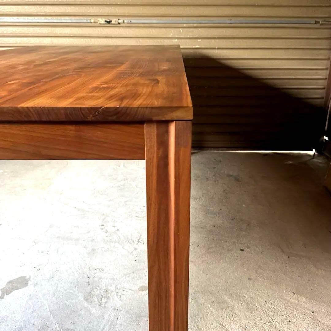 ダイニングテーブル　ウォールナット　無垢　180cm メンテナンス済み　送料込み