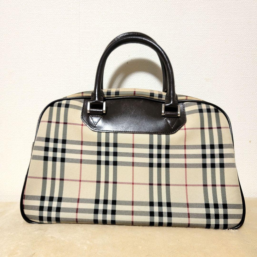 BURBERRY ボストンバッグ チェック柄