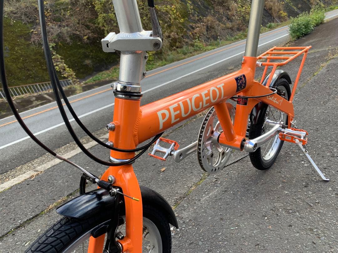 【即乘】送料無料 PEUGEOT 折り畳み自転車7速 ミニベロ 小径車16インチ