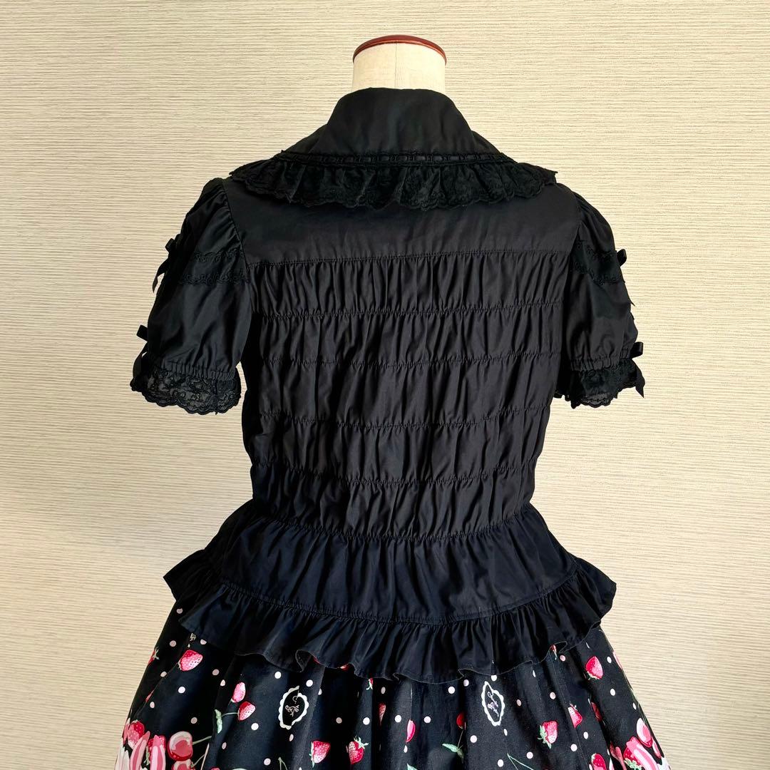 Angelic pretty お袖取り外し2wayブラウス ブラック