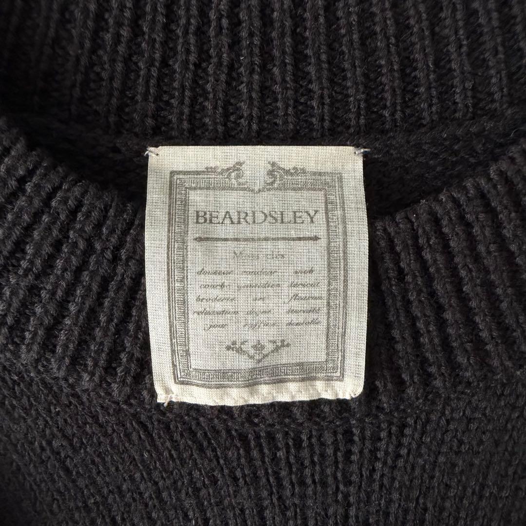 BEARDSLEY ビアズリー　袖ジャガードニット