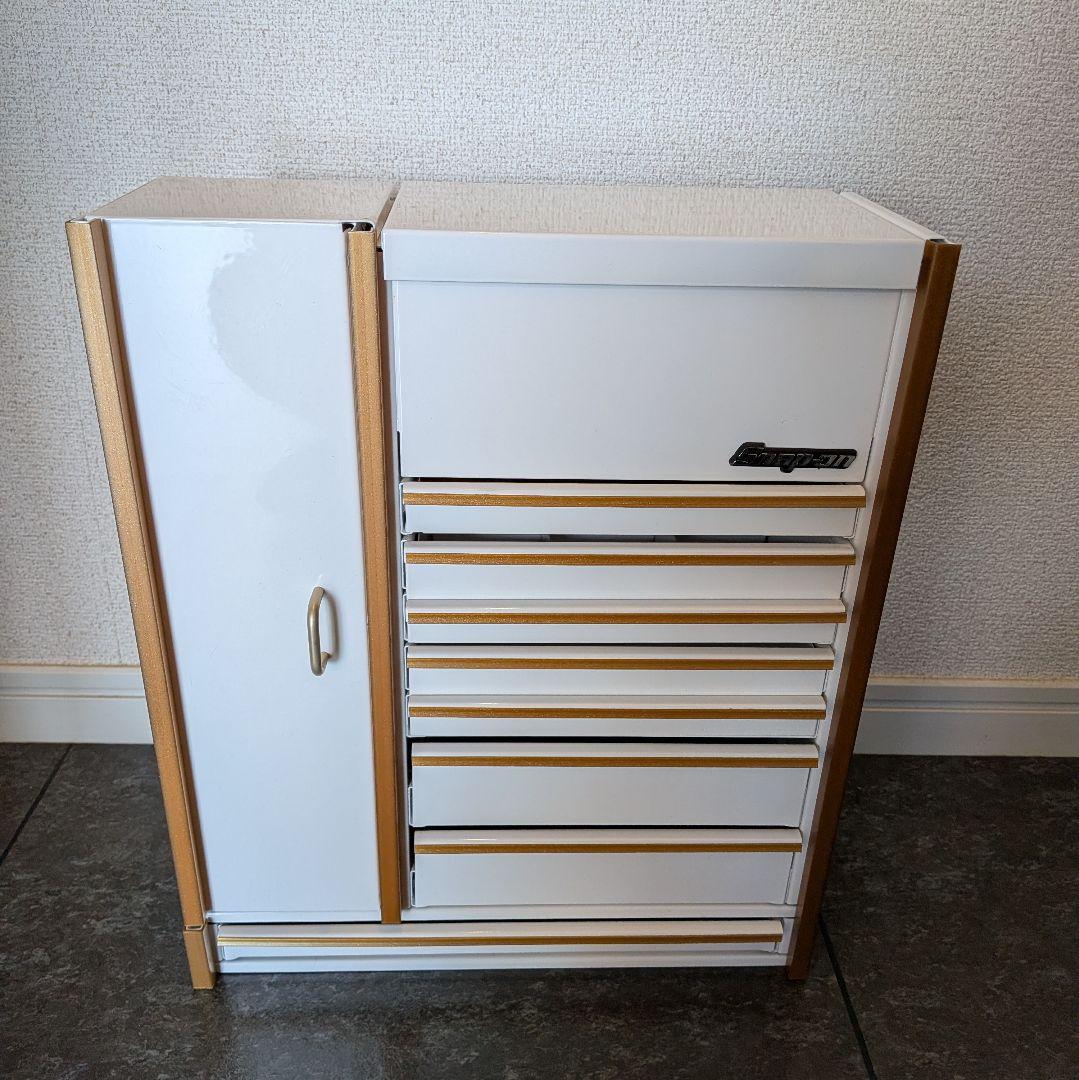 Snap-on キャビネット 6引き出し ホワイト　工具箱ミニュチュア