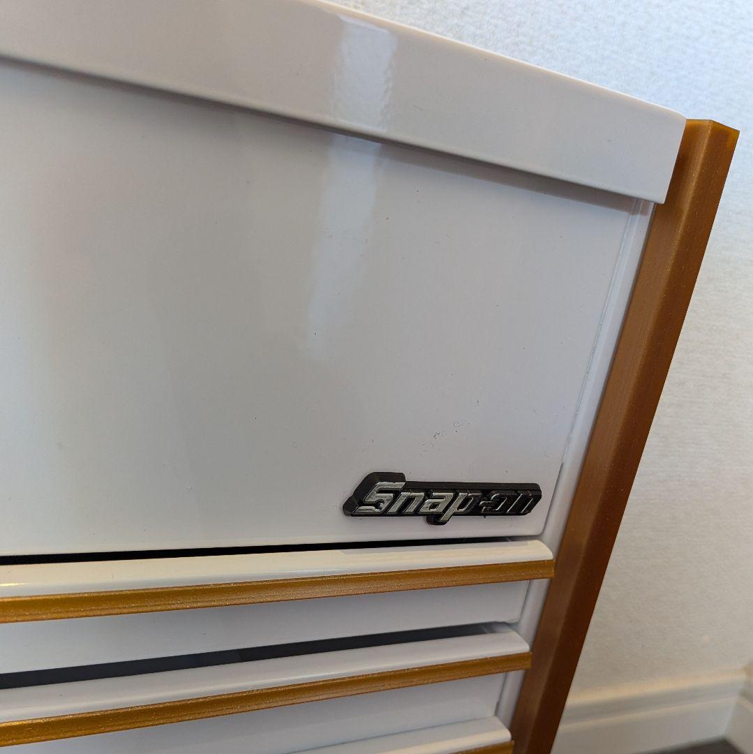 Snap-on キャビネット 6引き出し ホワイト　工具箱ミニュチュア