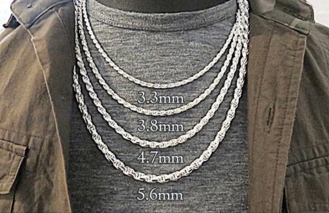 ハワイアンジュエリー✨フレンチロープチェーン＆avalanche系czダイヤ美品