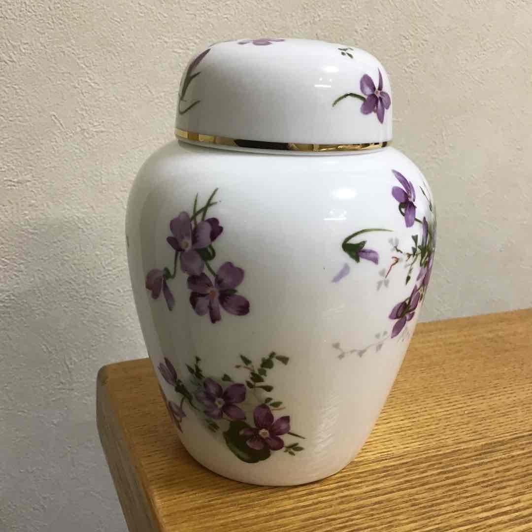 ハマースレイ バイオレット ジンジャー ジャー ティー キャディ