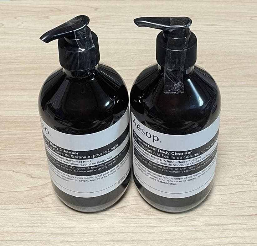 AESOP イソップ ゼラニウム ボディクレンザー 500ml 2個セット