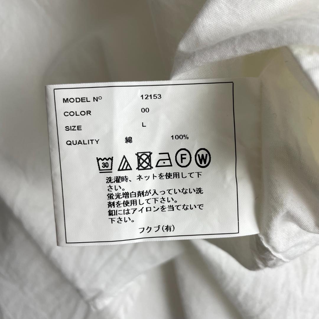 YAECA (J) 大きめ コンフォートシャツ M ワイド ビッグ 白無地