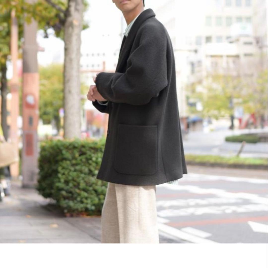 Phlannèl Wool Roving Twill Short Coat