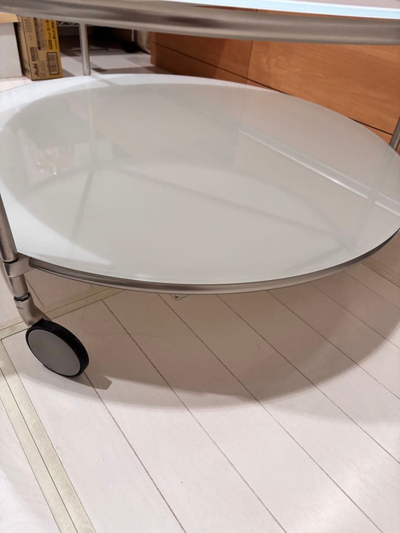 IKEA STRIND オールドイケア　ガラステーブル