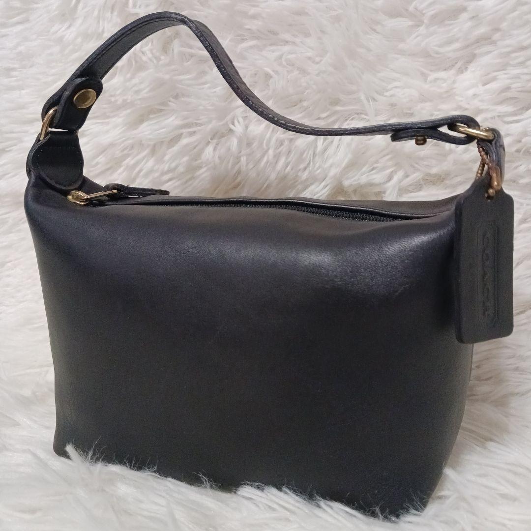 【美品】COACH オールドコーチ アクセサリーポーチ ミニハンドバッグ
