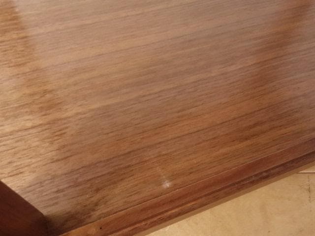 北海道手作り家具　ウォールナット材　木製　ワゴン