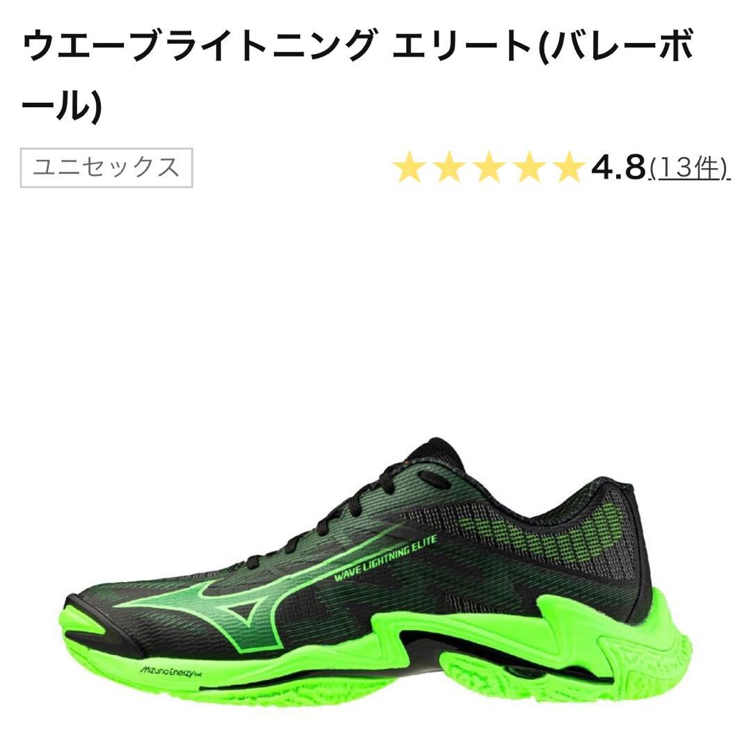 Mizuno Wave Lightningエリートバレーボールシューズ29cm