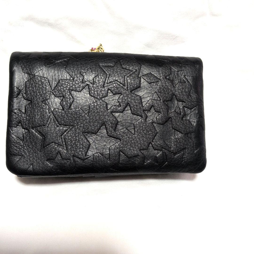 ANNASUI 星型エンボス 二つ折り財布.未使用に近い
