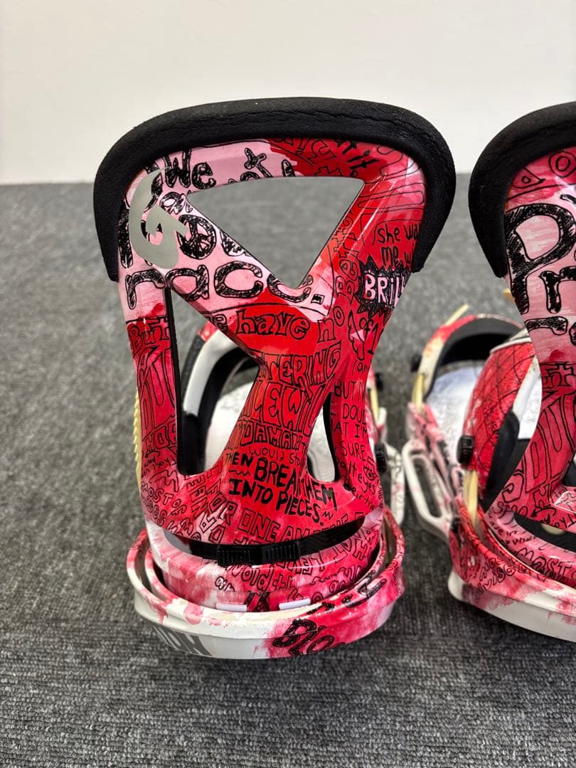 BURTON CARTEL EST バートン ビンディング Lサイズ 赤/白