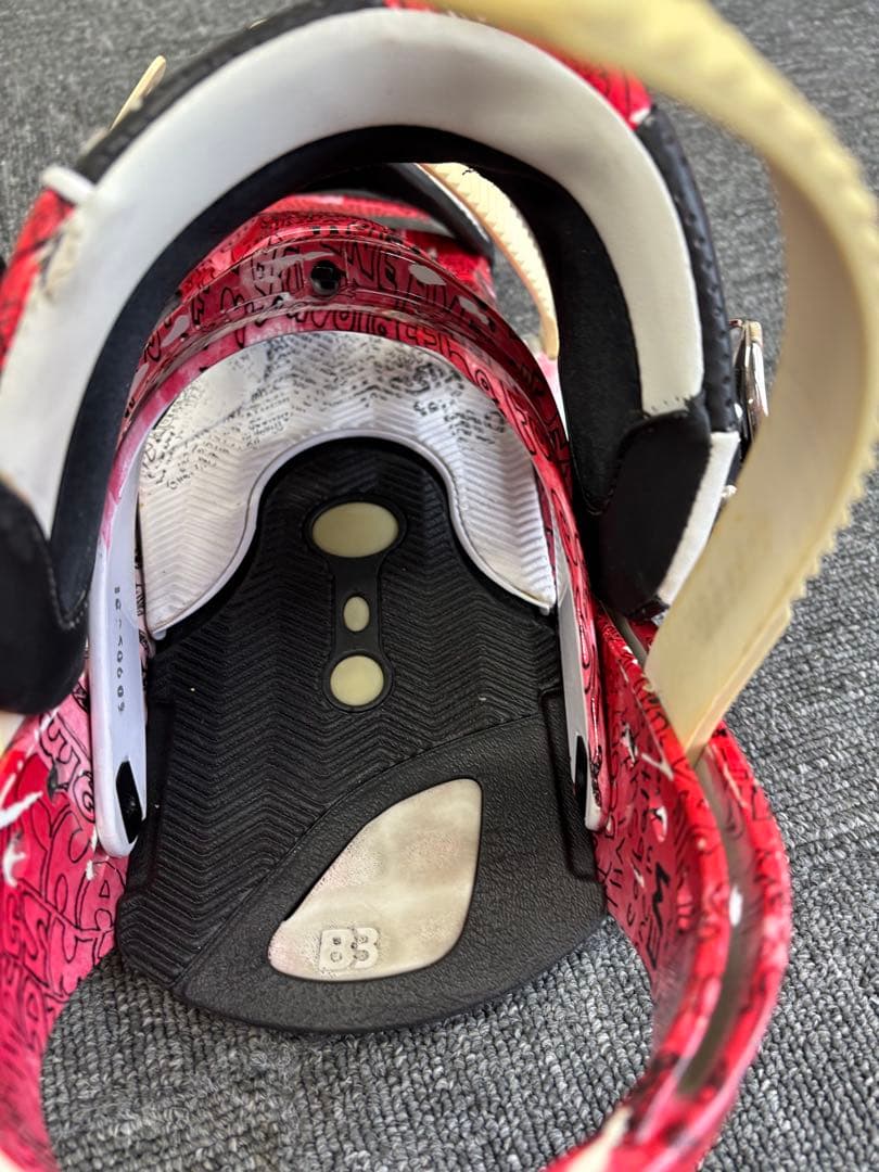 BURTON CARTEL EST バートン ビンディング Lサイズ 赤/白