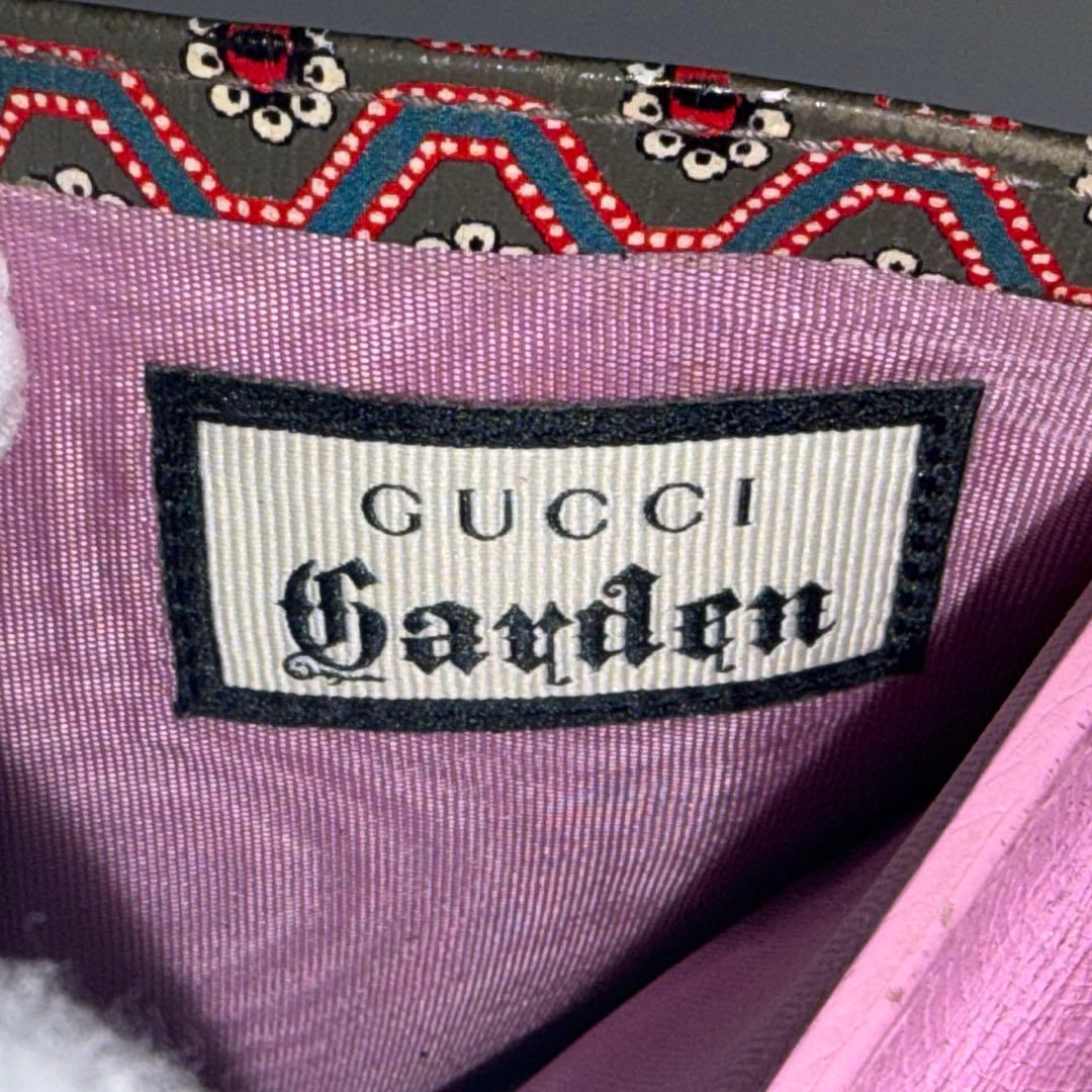 希少！GUCCI GARDEN☆限定 二つ折り財布 コンパクトウォレット
