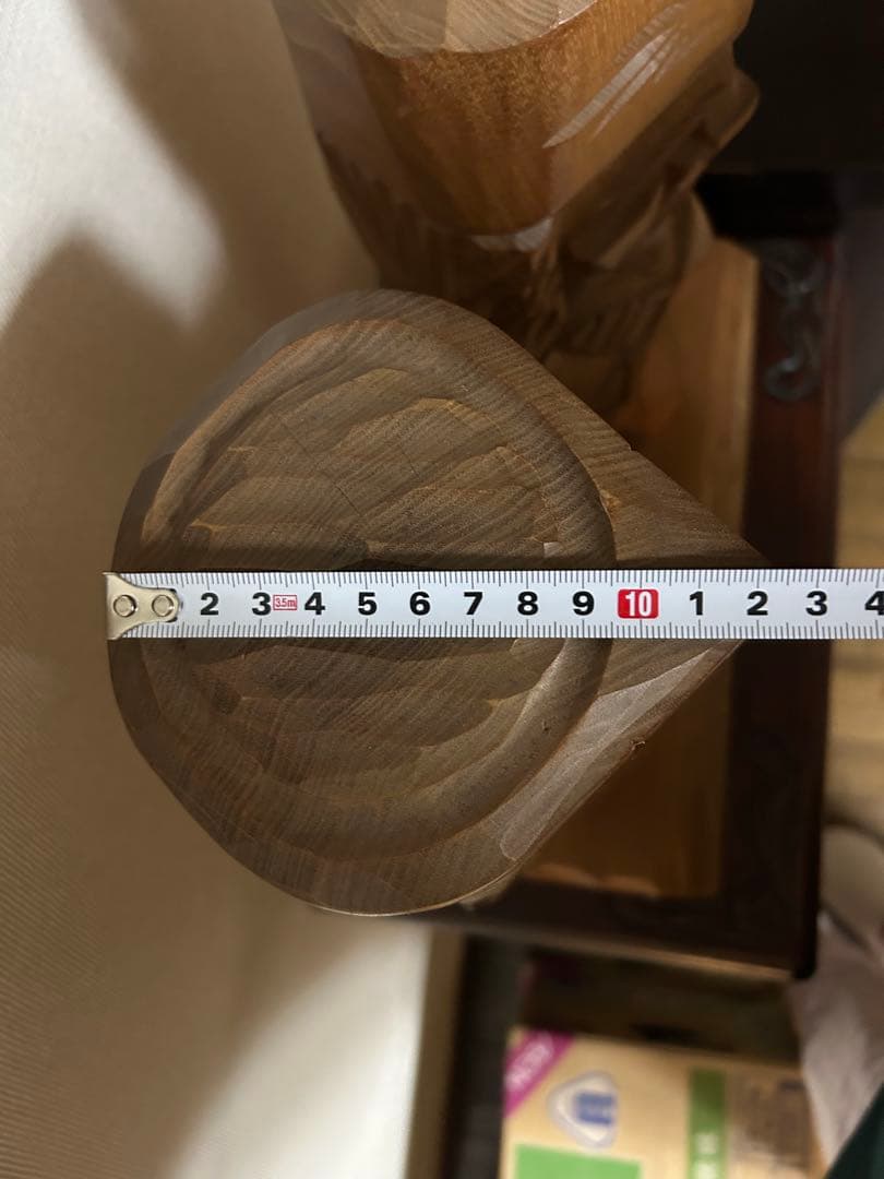 ビンテージ 木彫り ニポポ人形 夫婦 約40cm 幸福 家内安全　昭和レトロ希少