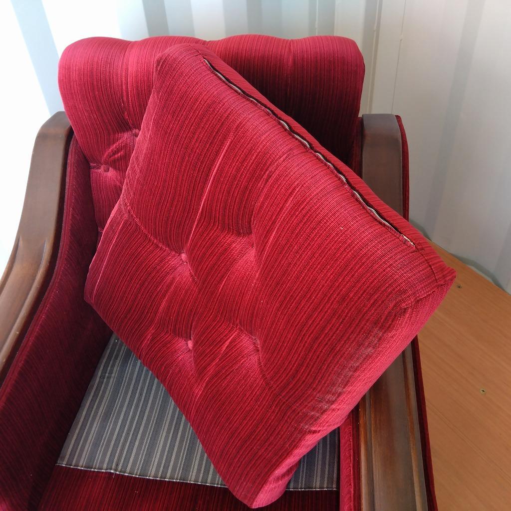 レトロソファ　一人掛け　肘掛　A