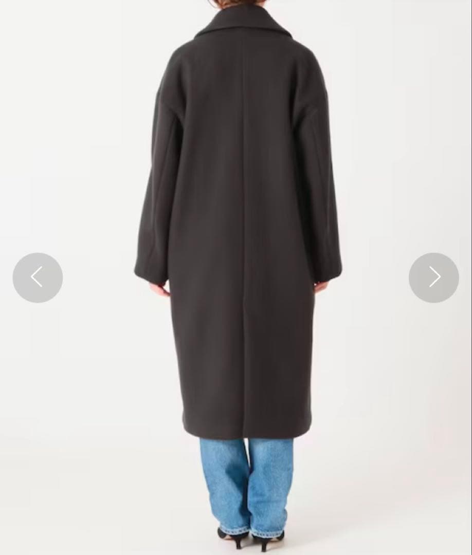 【IENA（イエナ）】36 MANTECO チェスターコートブラウン ウール