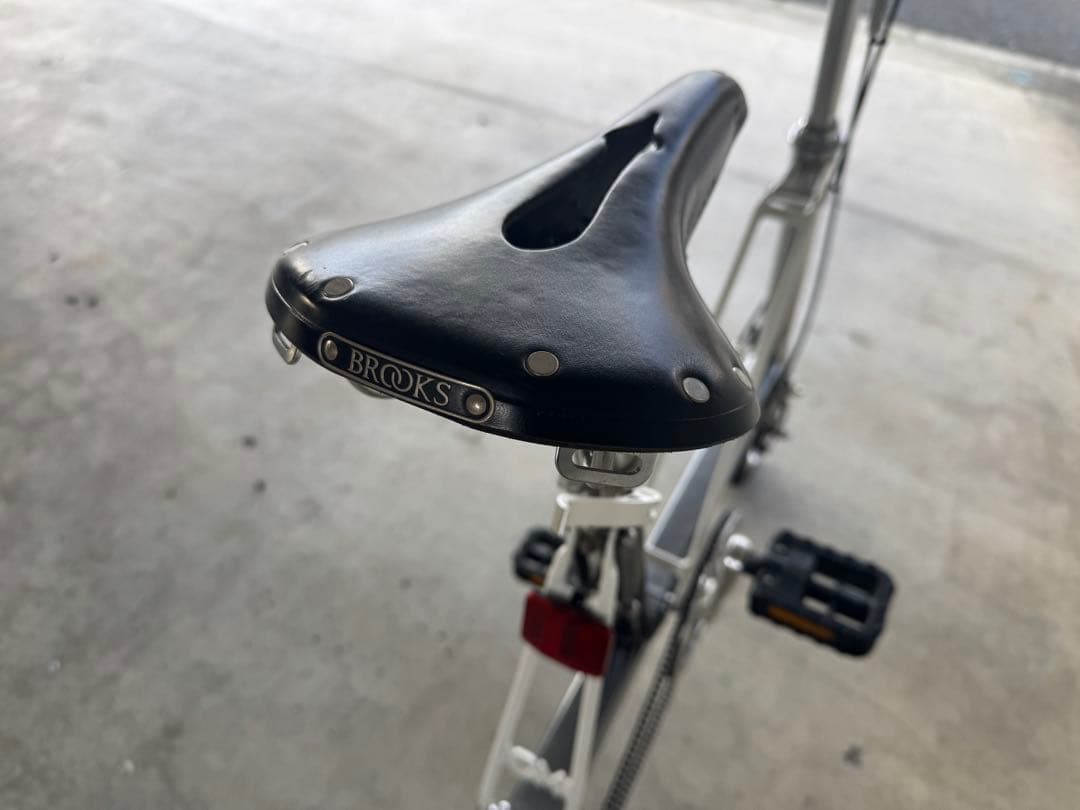 Carry Me キャリーミー 折畳み自転車 グレーメタリック ブルックスサドル