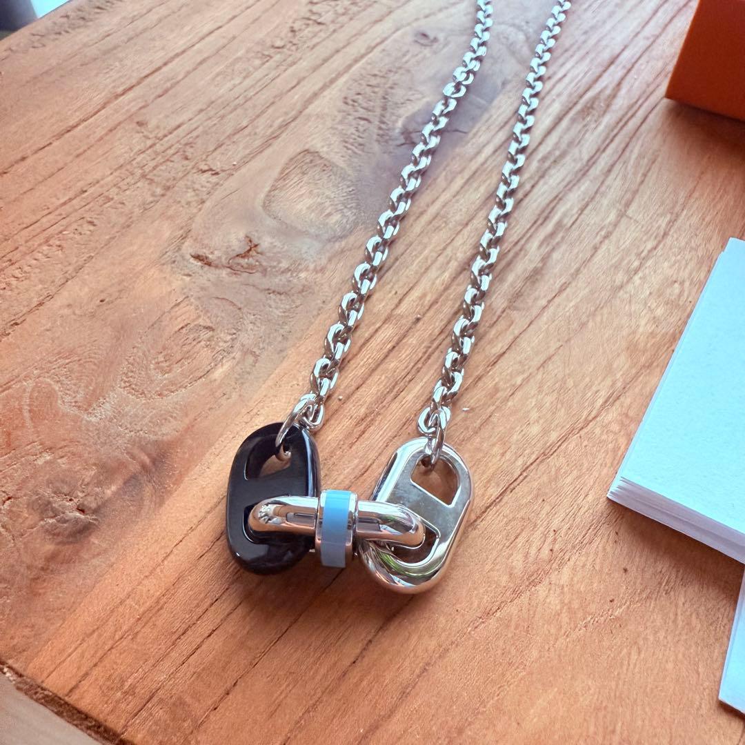 2日限定セール！★正規品★HERMES 　マイヨン　メンズ　ネックレス　エルメス