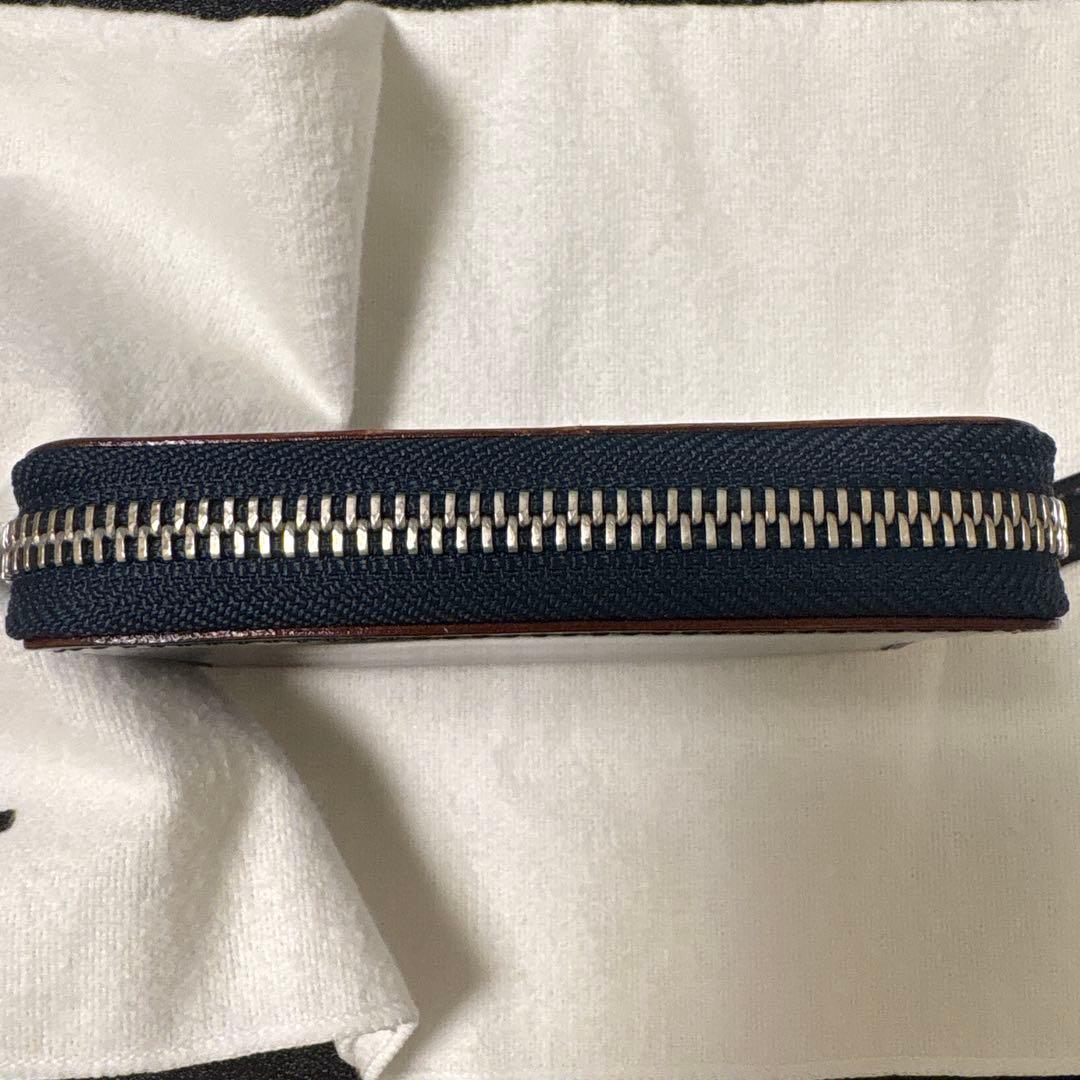 【土屋鞄】 コードバン ファスナーパース