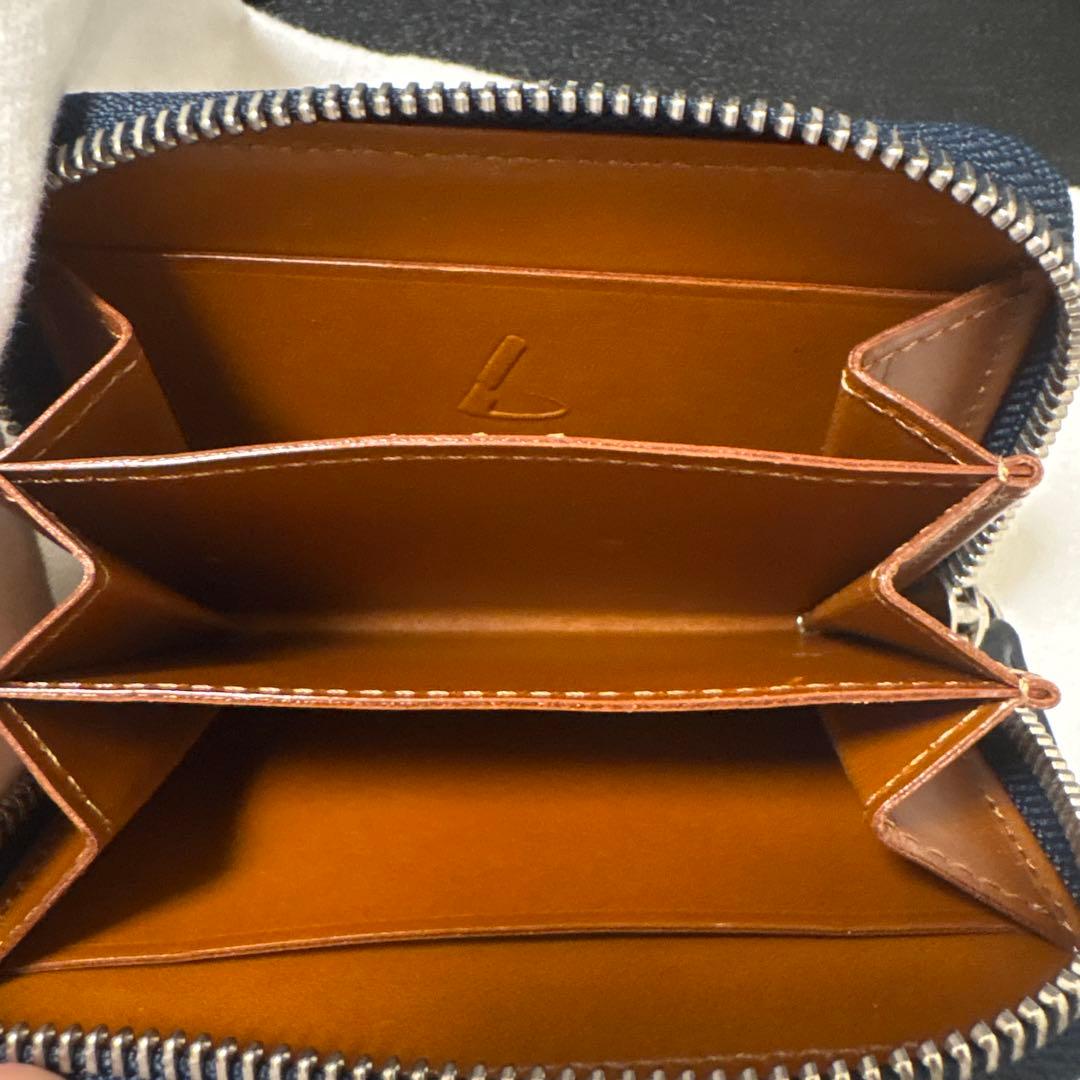 【土屋鞄】 コードバン ファスナーパース