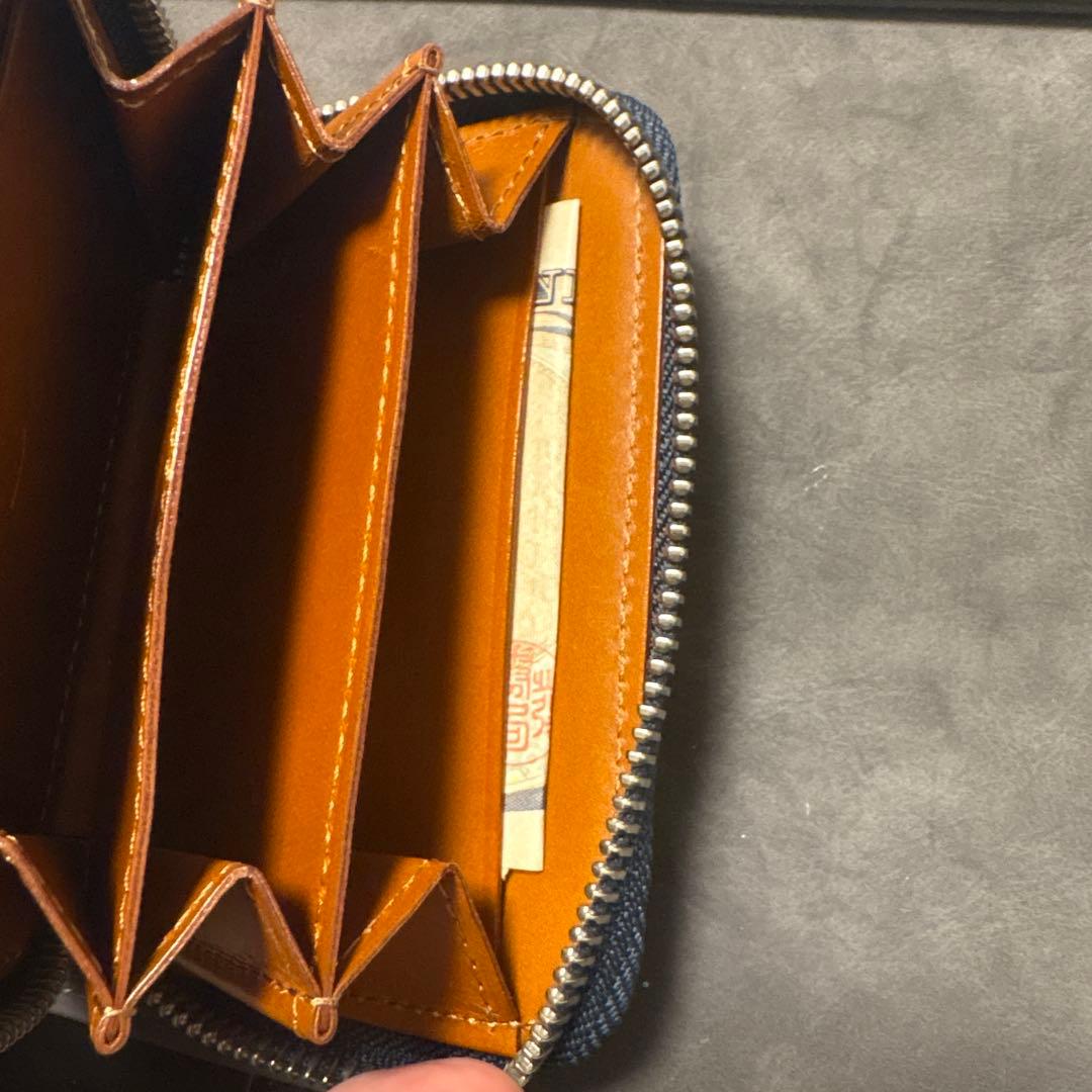 【土屋鞄】 コードバン ファスナーパース