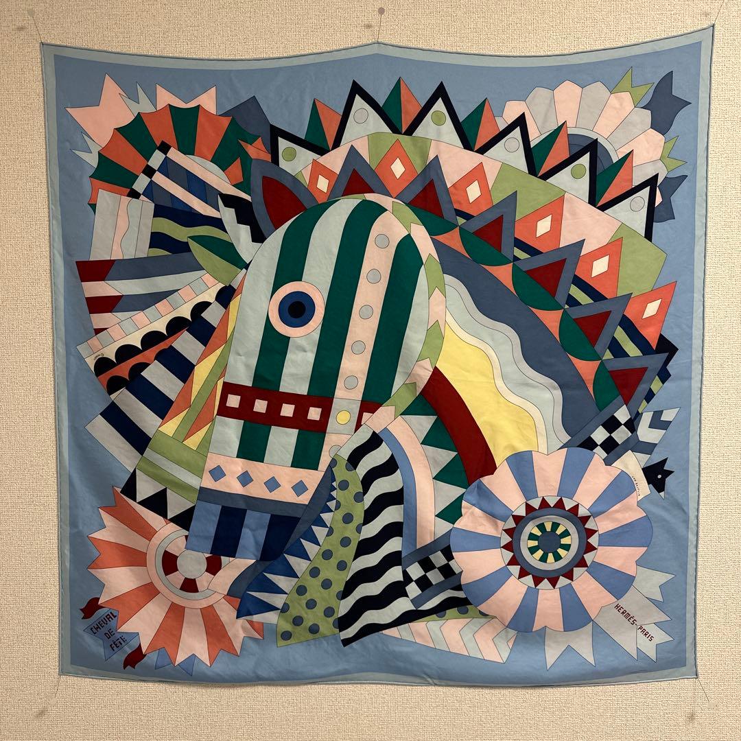 エルメス スカーフ Cheval de Fete シュヴァル ドゥ フェット