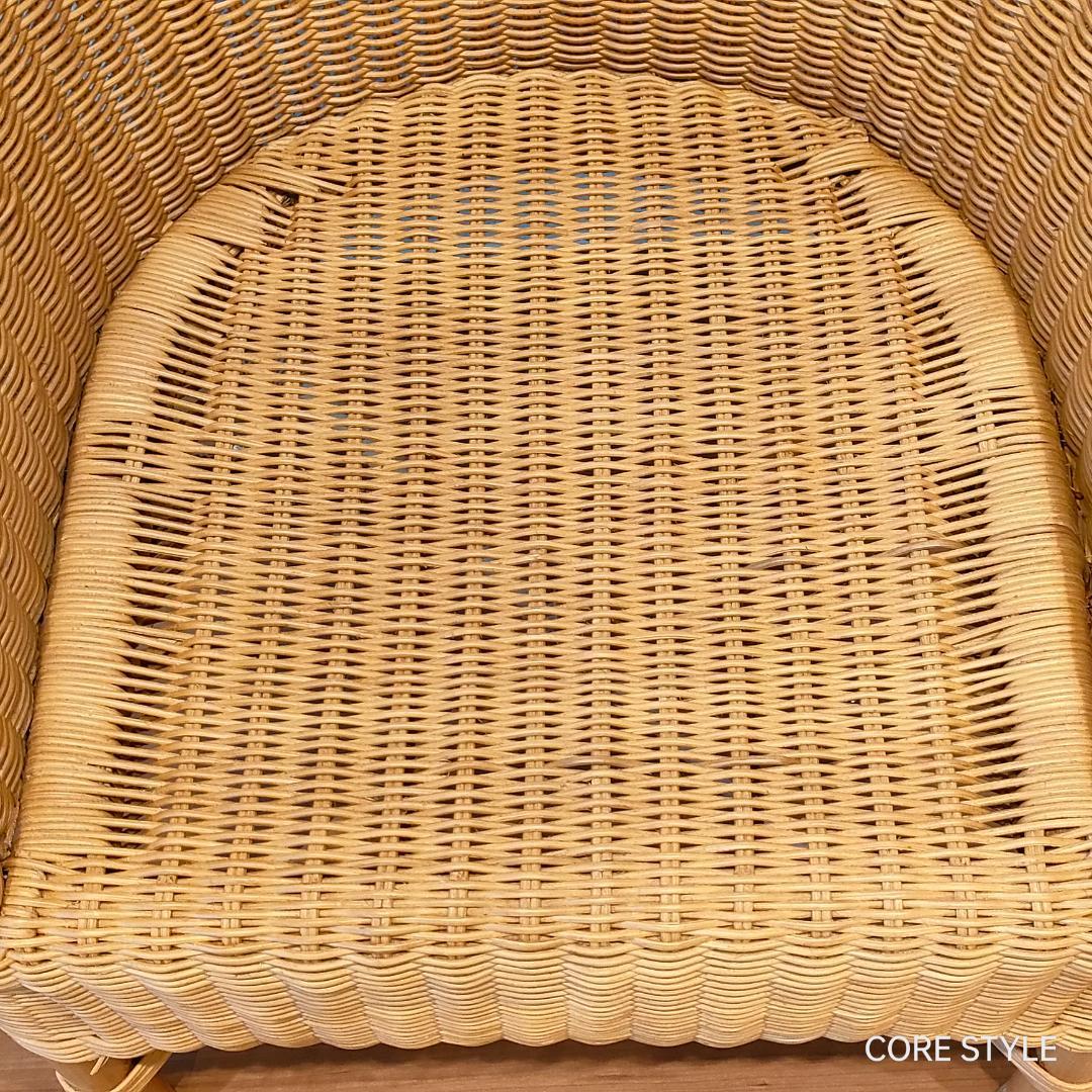 ラタン　アームチェア　ナチュラル