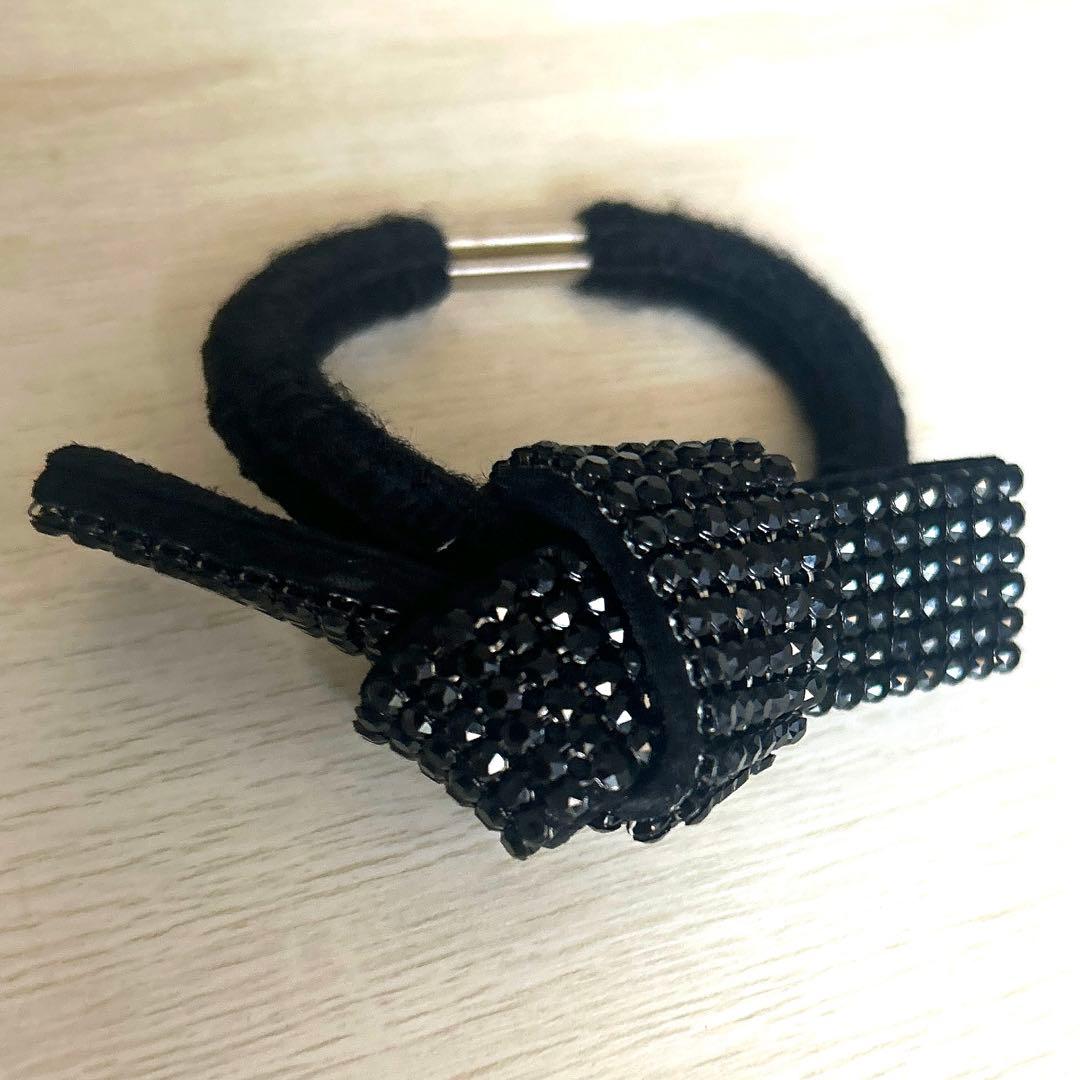 acca ドレスポニー 黒 オードリー人気 保存袋付き　現在店頭価格34650円