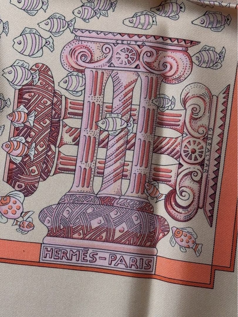 【新品未使用】HERMESカレ90 RENCONTREOCEANE 海との出会い