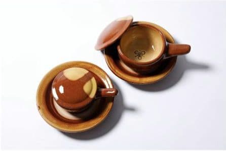 【新品未使用】湯町窯　エッグベーカー大　ペア