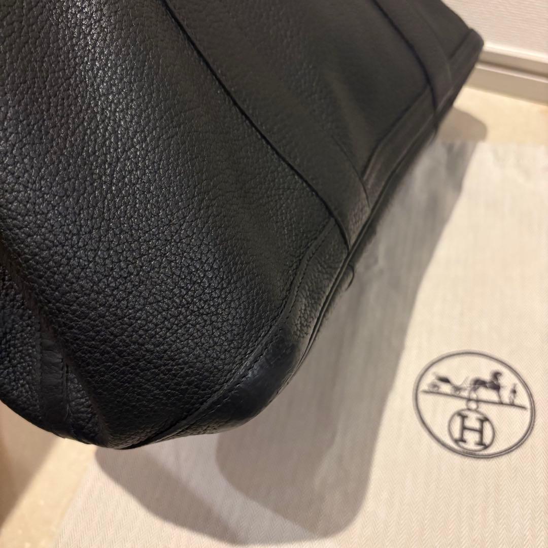 エルメス ガーデンパーティpm 36 ネゴンダ ブラック 黒 ノアール