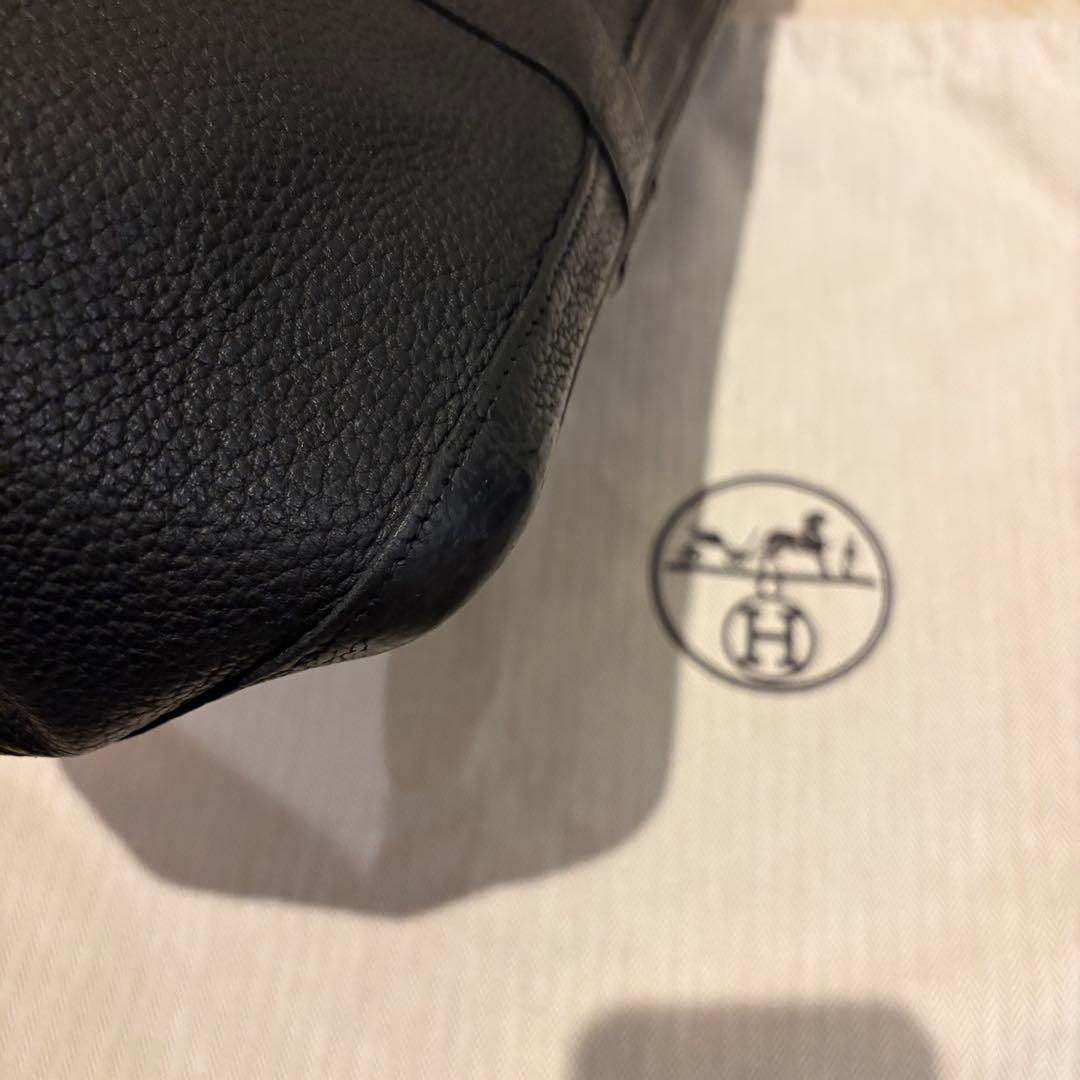 エルメス ガーデンパーティpm 36 ネゴンダ ブラック 黒 ノアール