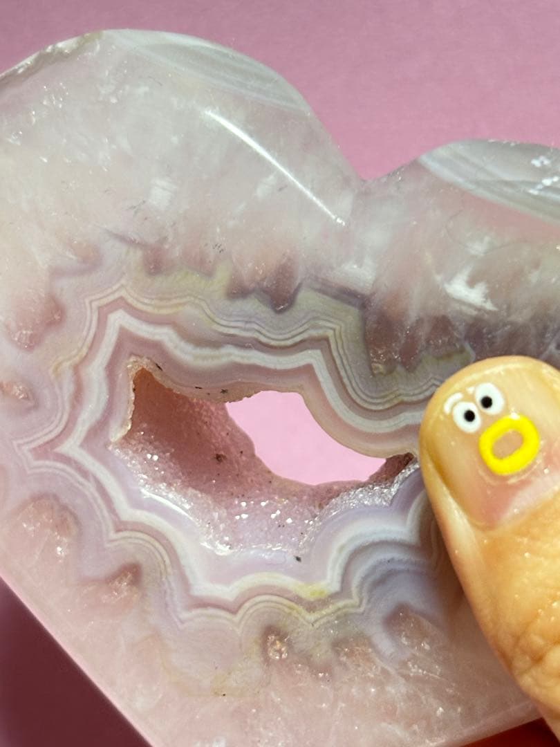 ハート　スタンド　瑪瑙　可愛い　特別