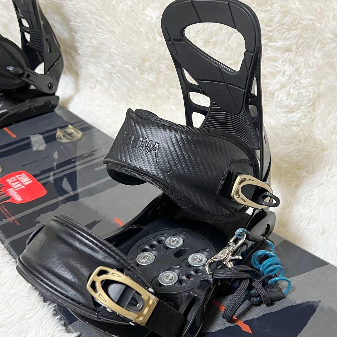 SLANT PREMIUM 153cm ZUMA スノーボードセット