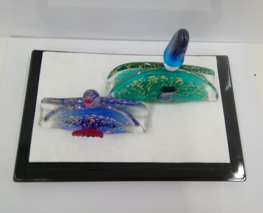 雛人形　ガラス　ハンドメイド　希少