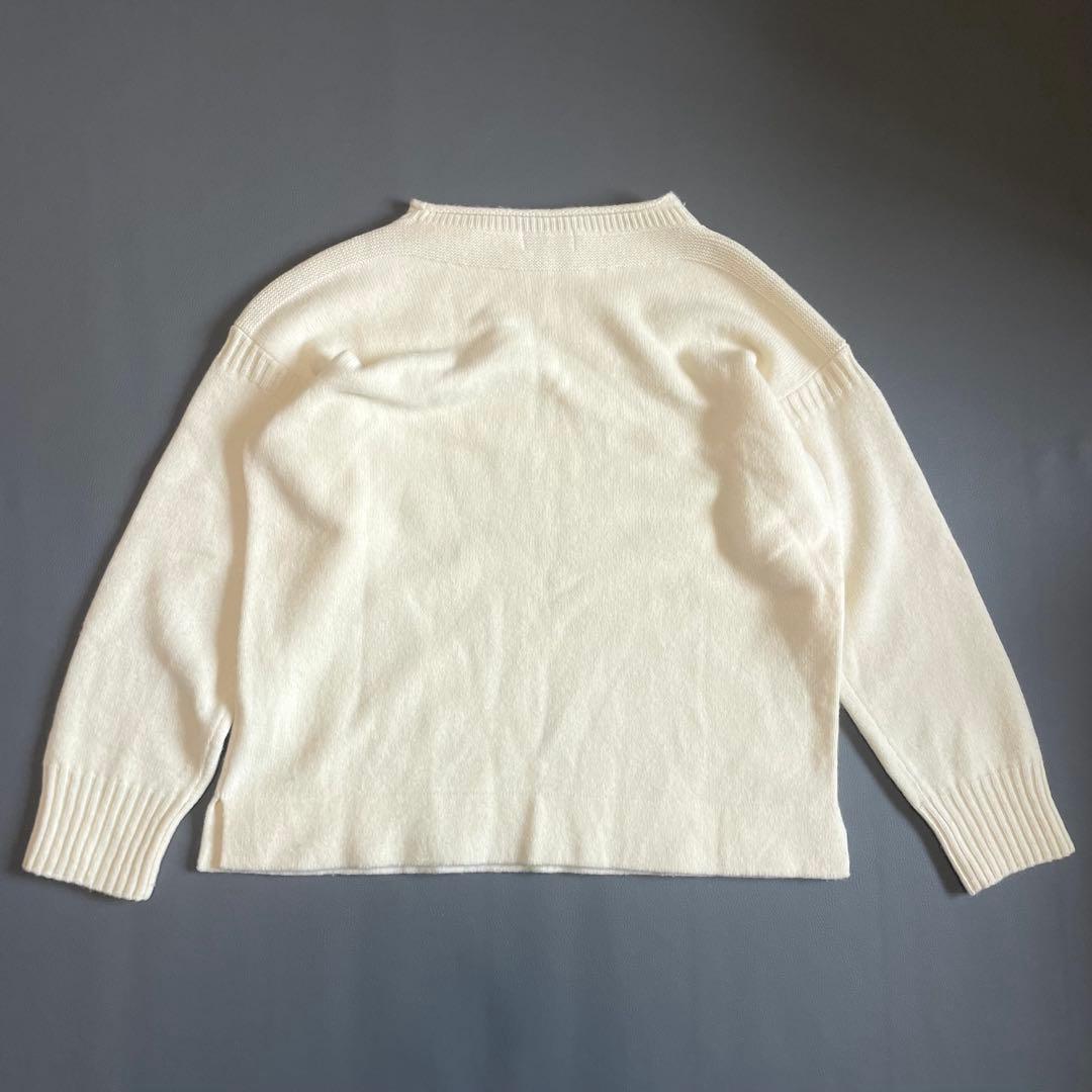 【マーガレットハウエル】ニット セーター ハイネック ウール コットン Ⅱ