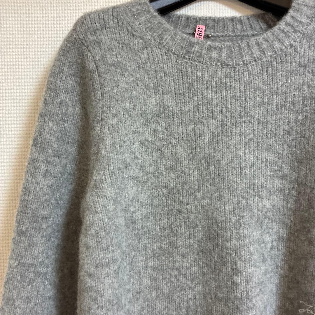 フォクシー　シルクカシミヤ　Knit Top(Palmier)　40 ロゴ