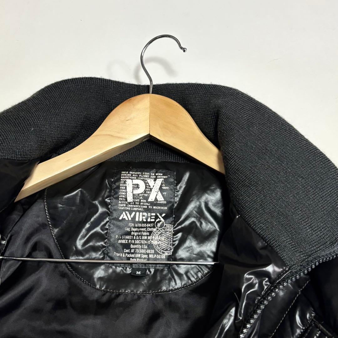 R.T AVIREX　USN　アビレックス　キルティング中綿ジャケット　ジ