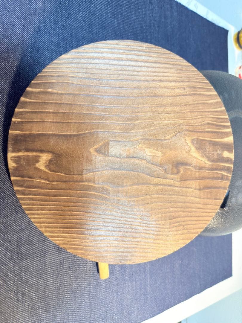 南部鉄器 岩鋳 ふるさと鍋 深型 24cm 1回使用 木蓋 お玉付 田舎鍋 鉄鍋