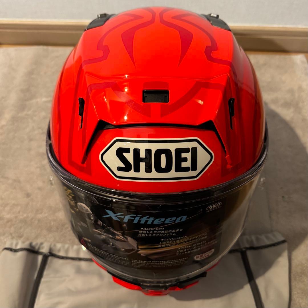 使用少SHOEI X-15 x-fifteenマルケス8 ヘルメット