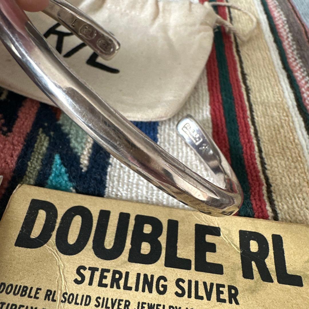 RRL Hammered Sterling Silver Cuff バングル