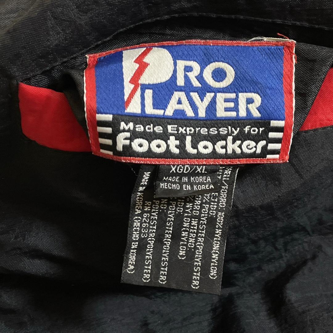 NHL デビルス リバーシブル ナイロンジャケット 中綿 刺繡 黒×赤 2XL