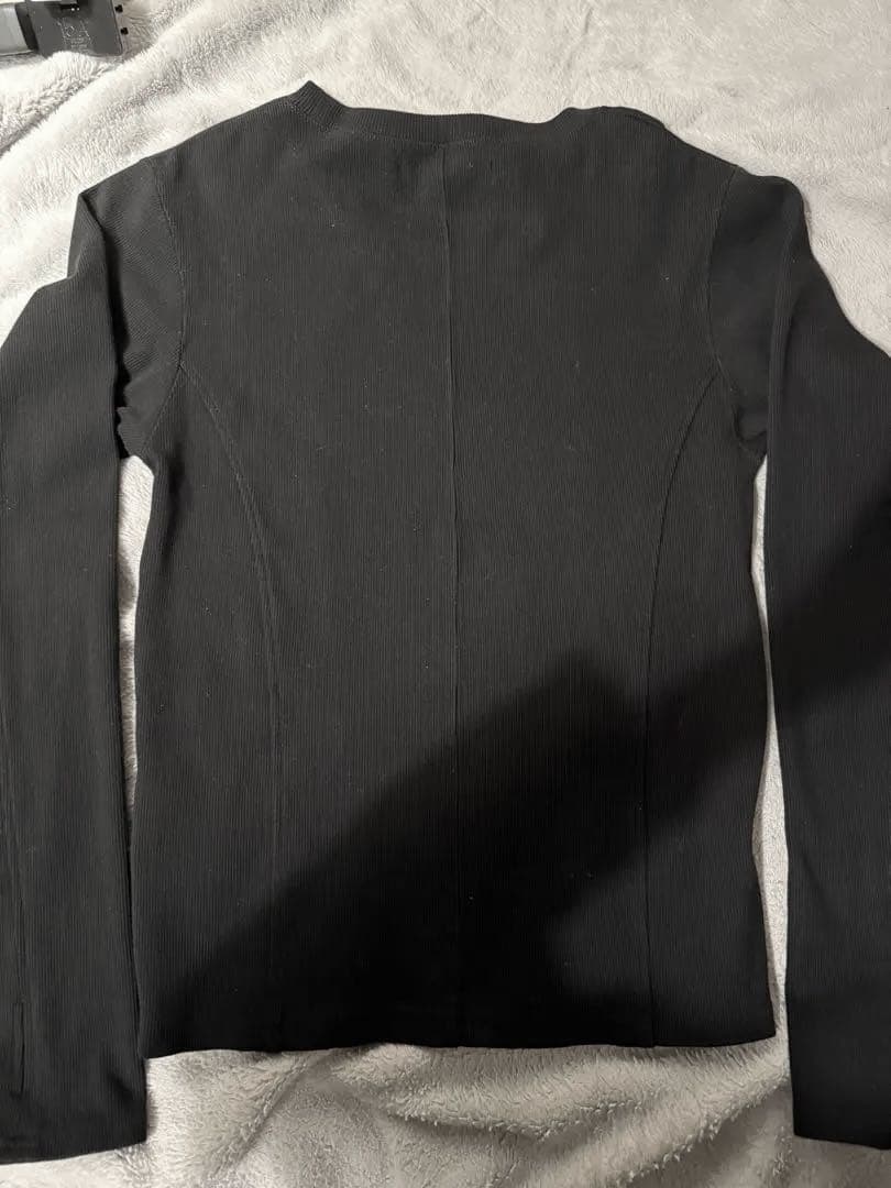 Jent Louis Rib Long Sleeve Tee ブラック