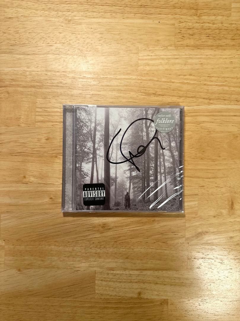 Taylor Swift folklore サイン入り CD