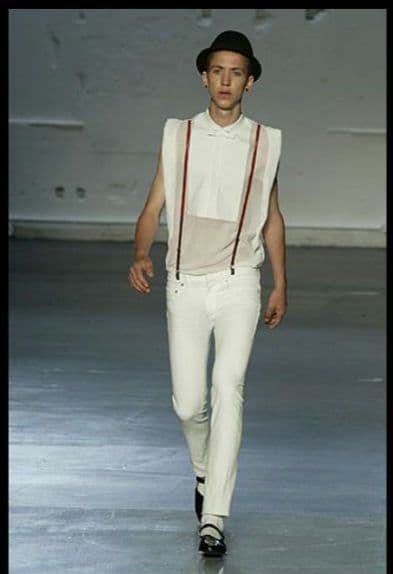 即終了ディオールオム　エディスリマン　2006SS ノースリーブシャツ