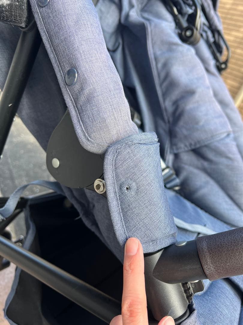 【良品】エアバギー　ココダブルEXフロムバース　アースブルー