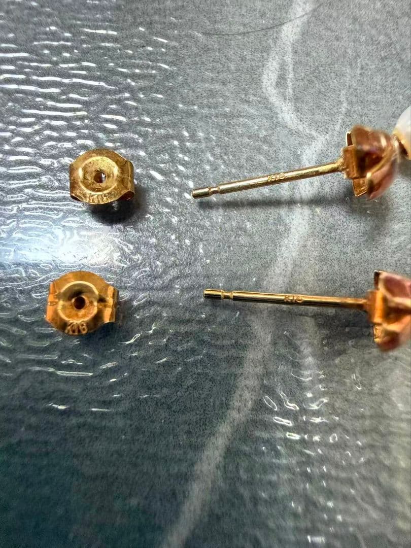 K18　ネックレス スタッドピアス